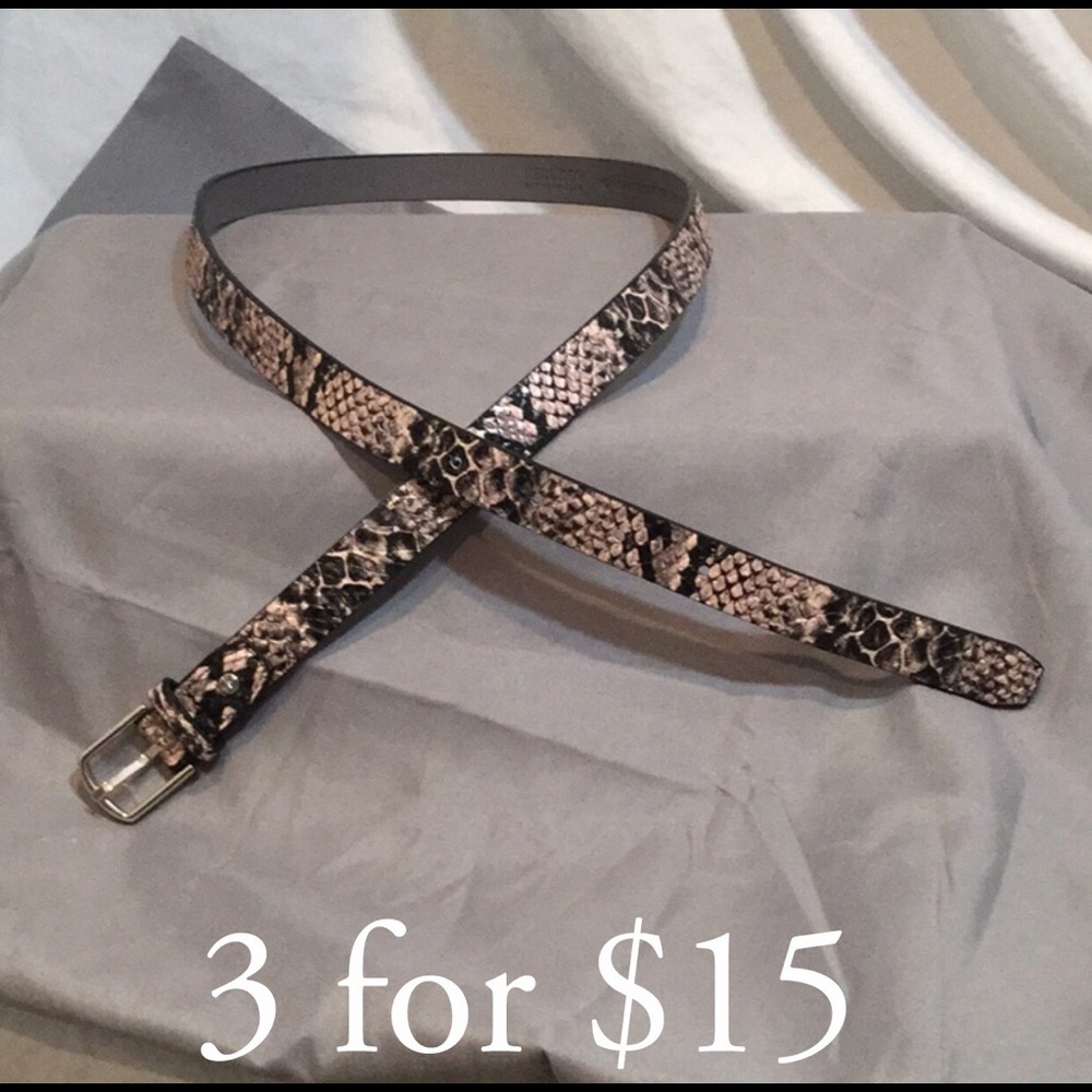 Kenneth Cole Reaction Snakeskin belt *Med*